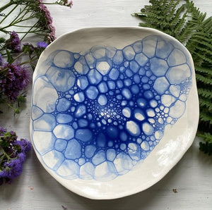 Ceramic Academy : Learn how to do Bubble glaze/Mermaid pieces