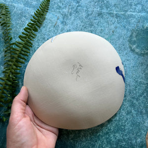 Stoneware Waves Bowl
