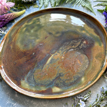 Load image into Gallery viewer, Abalone stoneware dinner plate/platter