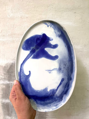 Stoneware platter