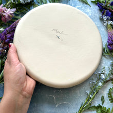Load image into Gallery viewer, Abalone stoneware dinner plate/platter