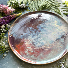 Load image into Gallery viewer, Abalone stoneware dinner plate/platter