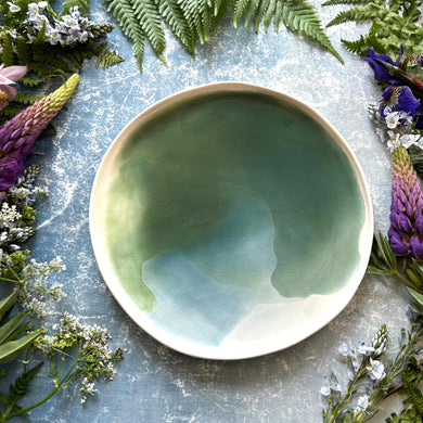 Porcelain lunch plate