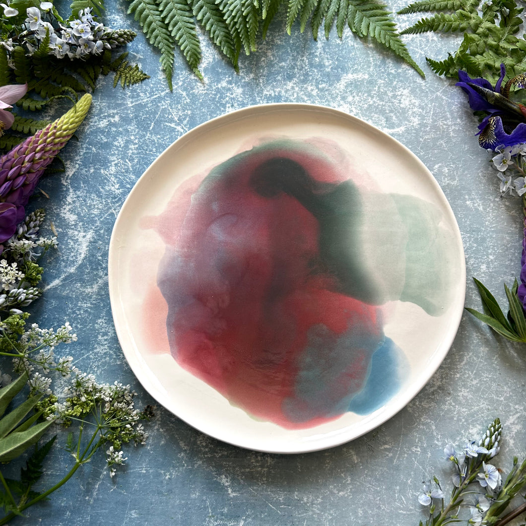 Porcelain lunch plate