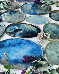 Ceramic Academy : Learn how to glaze Abalone Pieces