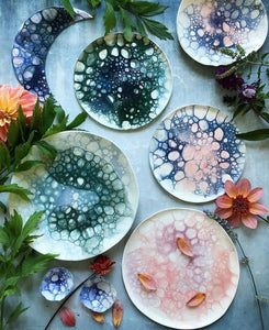 Ceramic Academy : Learn how to do Bubble glaze/Mermaid pieces