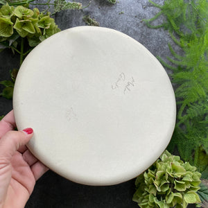 Abalone stoneware dinner plate/platter