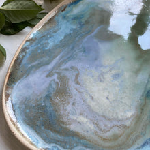 Load image into Gallery viewer, Abalone stoneware platter
